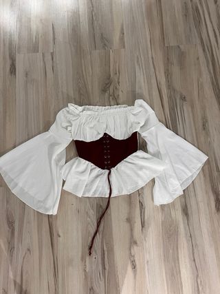 Blusa Corsé Estilo Victoriano