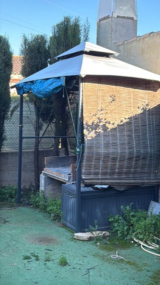 Carpa pérgola para barbacoa