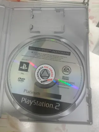 Need for Speed Underground PS2 Platinum