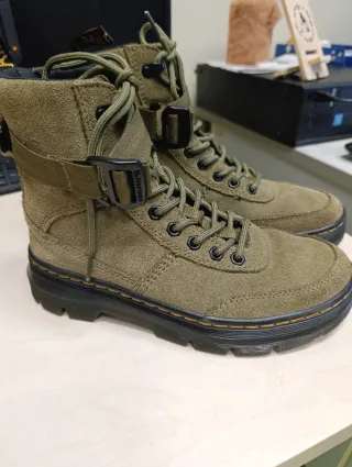 Dr. Martens Combs Tech Suede Verdi Tg 38