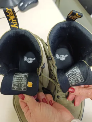 Dr. Martens Combs Tech Suede Verdi Tg 38