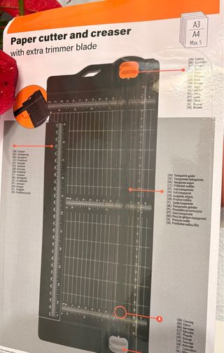 Cortadora y Plegadora Papel Transparente