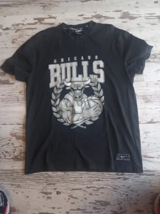 Camiseta Chicago Bulls NBA Negra