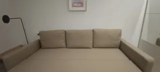 Sofá Cama 3 Plazas Ikea Friheten Beige