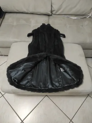 Gilet in pelliccia Silvian Heach nero