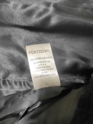 Gilet in pelliccia Silvian Heach nero