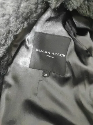 Gilet in pelliccia Silvian Heach nero