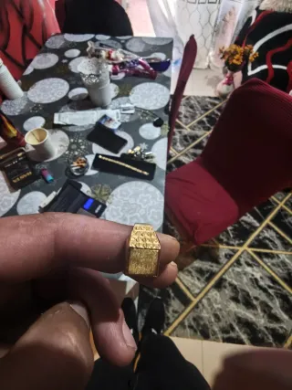 Anillo Sello Oro 18k