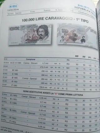 Banconota 100.000 Lire Banca d'Italia