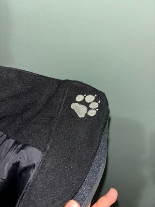 Chaqueta Impermeable Jack Wolfskin Negra