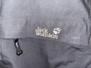 Chaqueta Impermeable Jack Wolfskin Negra