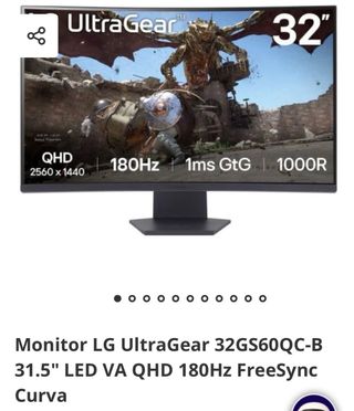 Monitor LG UltraGear 32 QHD 180Hz