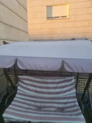 URGE BANCO balancín exterior tela y metal