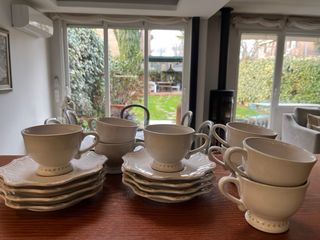 Tazas de desayuno de cerámica
