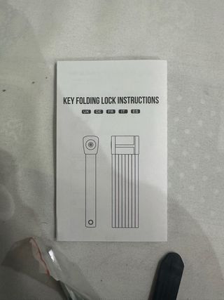 Lucchetto Bici Pieghevole Antifurto 130cm