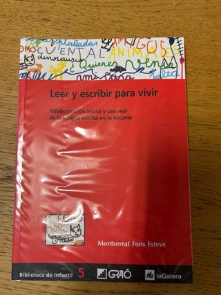 Libro “Leer y escribir para vivir” Montserrat Fon