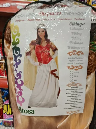 Disfraz Vikinga Atosa Talla XXL