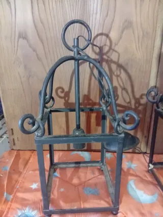 Lámparas de hierro forjado para exterior