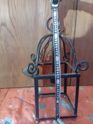 Lámparas de hierro forjado para exterior