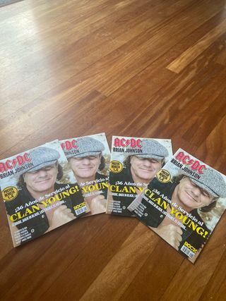 Revista AC/DC Brian Johnson Clan Young
