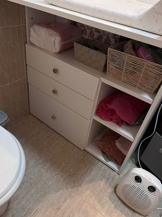 Cambiador Bebé Blanco Ikea
