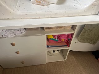 Cambiador Bebé Blanco Ikea