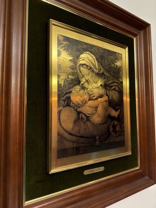 Cuadro La Virgen y el Niño A. Solari