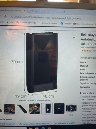 Rampa para coche de perro