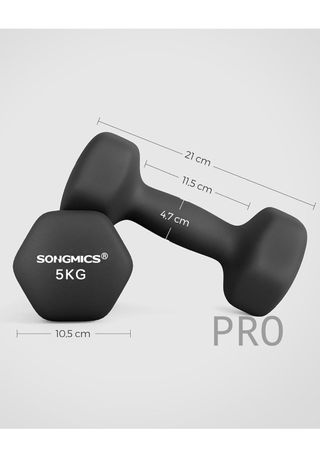 Mancuerna Hexagonal 5 kg SONGMICS