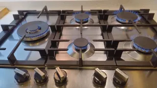 Encimera de Gas 5 fuegos de Bosch