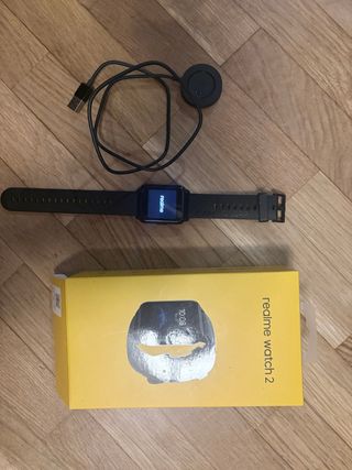 Reloj Realme Watch 2 Negro. Con caja y cargador