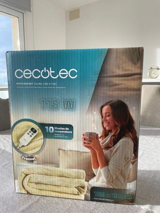 Manta Eléctrica Cecotec HeatConfort 180x130