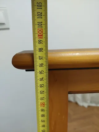 Espejo de madera maciza