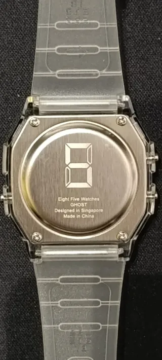 Reloj Digital Ghost Transparente