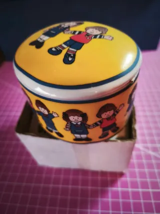 Scatola decorativa per bambini in ceramica