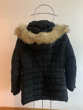Abrigo Zara Negro Talla XXL Poco Usado