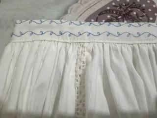 Enaguas traje regional blancas