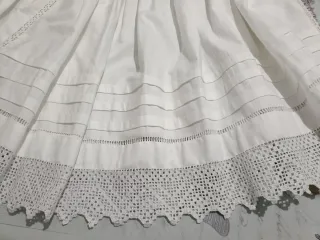 Enaguas traje regional blancas