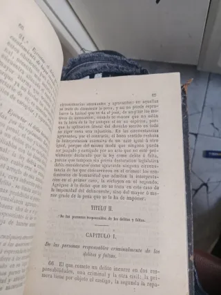 Libro antiguo Elementos del derecho civil y penal