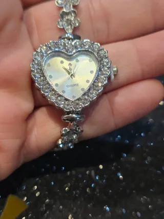 Reloj Corazón Pedrería Ajustable