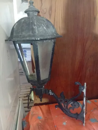 Lámpara Exterior Hierro Forjado