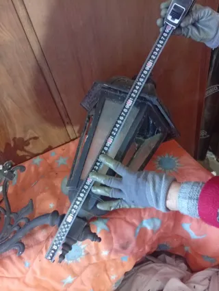 Lámpara Exterior Hierro Forjado