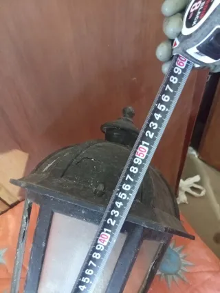 Lámpara Exterior Hierro Forjado