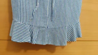 Blusa de lino a rayas