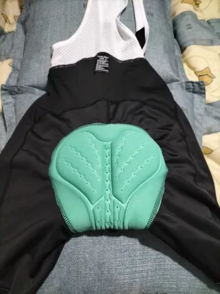 Culote ciclismo FUALRNY negro talla S