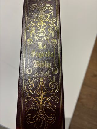 La sagrada. Biblia edición lujo.