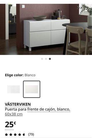 Mueble TV IKEA Besta 120x40