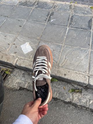 Adidas Spezial Marrones Blancas