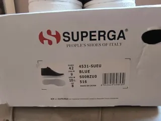 Scarpe Superga nr. 42 colore blu