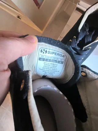 Scarpe Superga nr. 42 colore blu